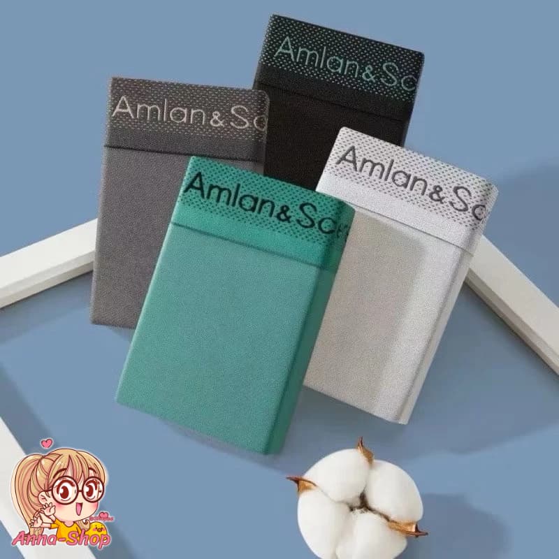 Anna shop กางเกงในผู้ชายขาสั้น Size L-4X กางเกงในบ็อกเซอร์ Boxer เนื้อผ้านิ่ม ระบายอากาศได้ดี A3207 รูปที่ 5
