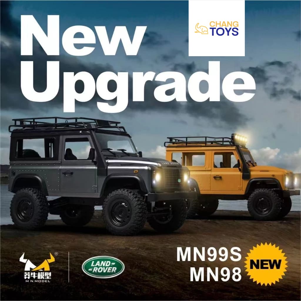 รถบังคับ Land Rover D90 MN99S MN98 RC 4WD อัพเกรดรถปีนเขา รีโมทคอนโทรลรถรุ่นของเล่นเด็กสําหรับ ยานพาหนะ รูปที่ 1