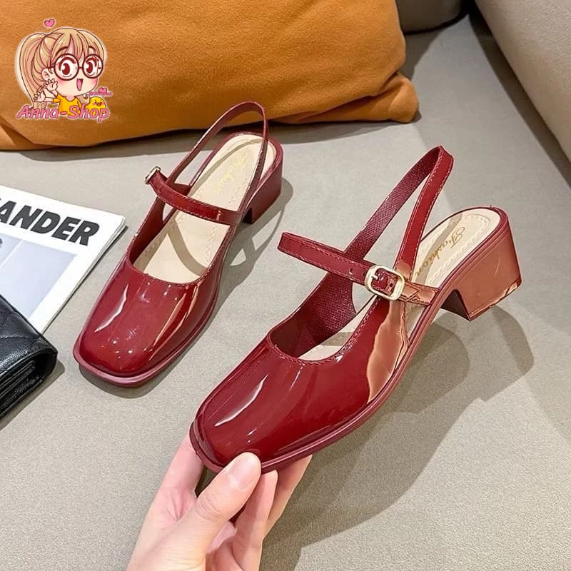 Anna shop รองเท้าแมรี่เจน สไตล์ผู้ดีอังกฤษ ส้นหนา สุดฮิต รองเท้ามาใหม่ T327 รูปที่ 7
