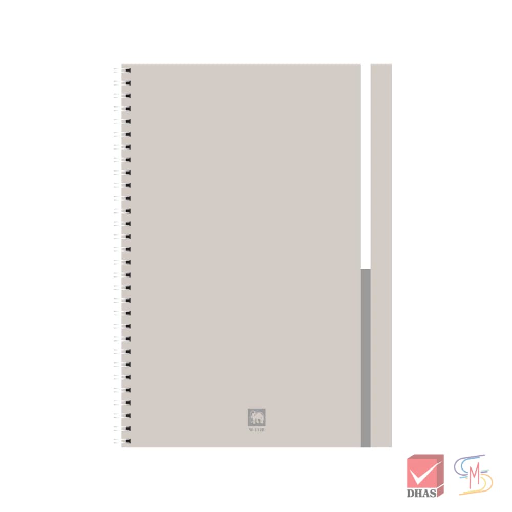Elephant ตราช้าง สมุดริมลวด A5 60G 40S W-112R จำนวน 1 เล่ม รูปที่ 7