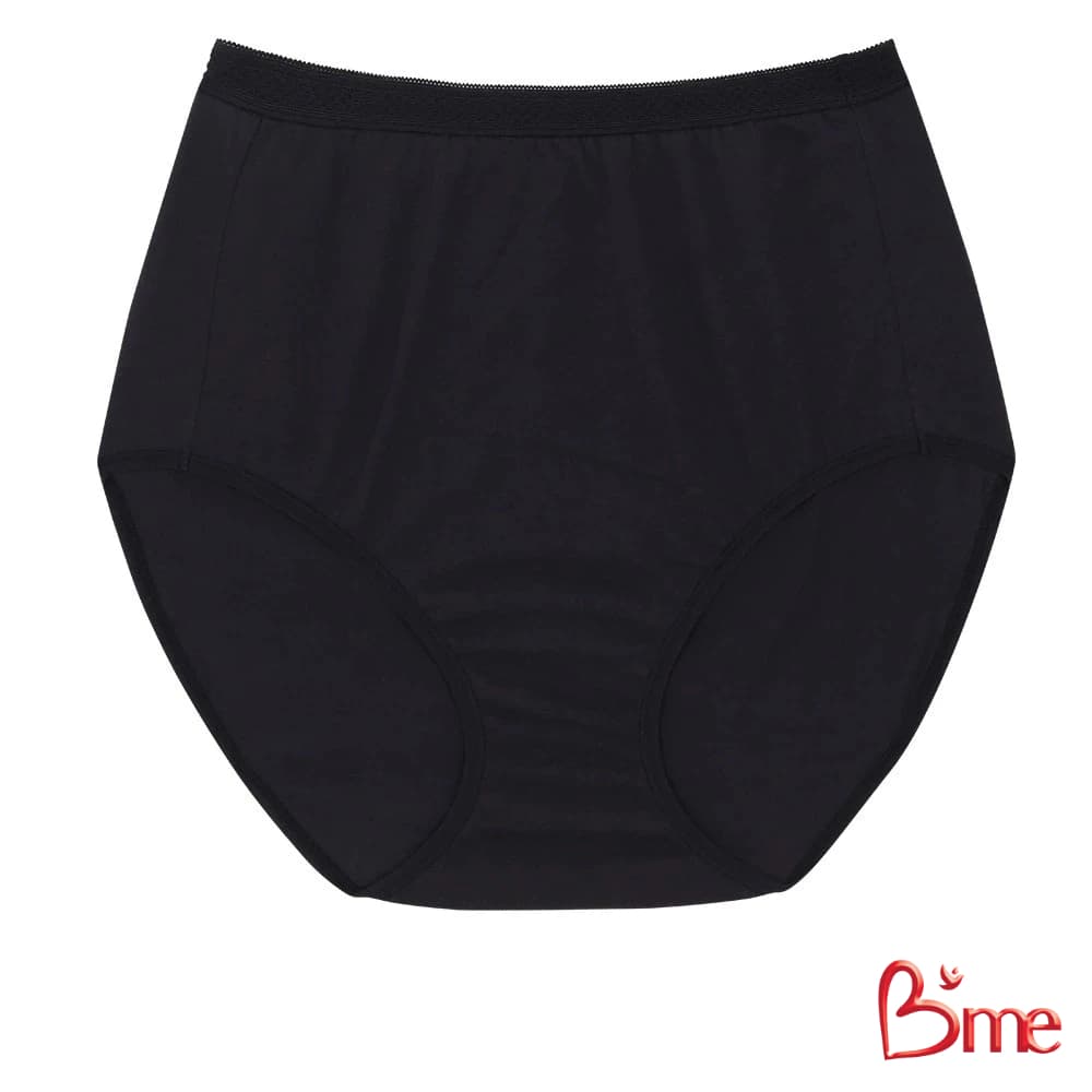 B'me กางเกงในเอวสูงผ้า Cotton รุ่น ME7101 สีดำ สีนู้ด รูปที่ 5