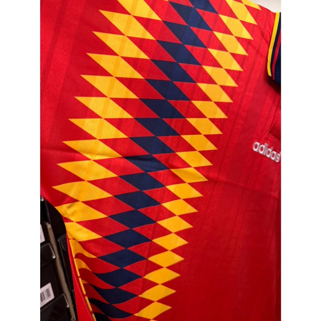 เสื้อ ย้อนยุค SPAIN 1994 HOME JERSEY รูปที่ 5