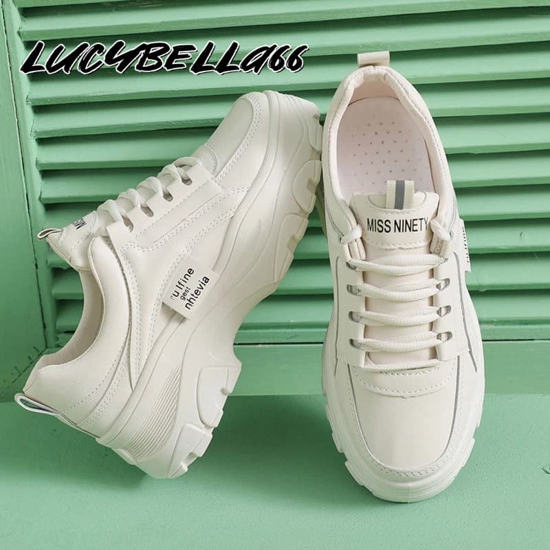 LucyBella รองเท้าผ้าใบผู้หญิง ระบายอากาศได้ ด้านล่างนุ่ม 3 สีให้เลือก รองเท้าผ้าใบ 070102 รูปที่ 8