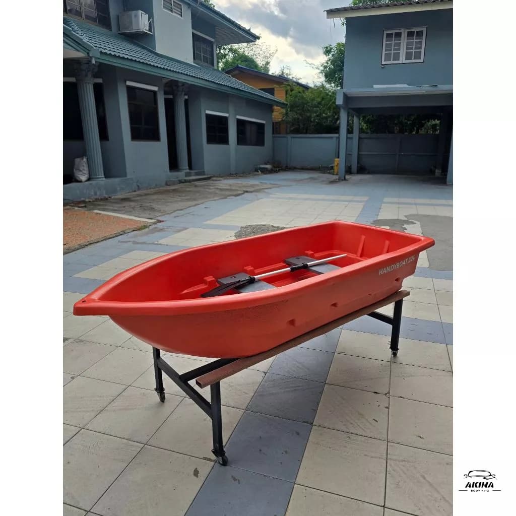 *ถูกที่สุด* เรือพลาสติก Handy Boat 224 สำหรับ 1-2 คน แถมฟรี ไม้พาย1อัน! เรือตกปลา เรือน้ำท่วม รูปที่ 2