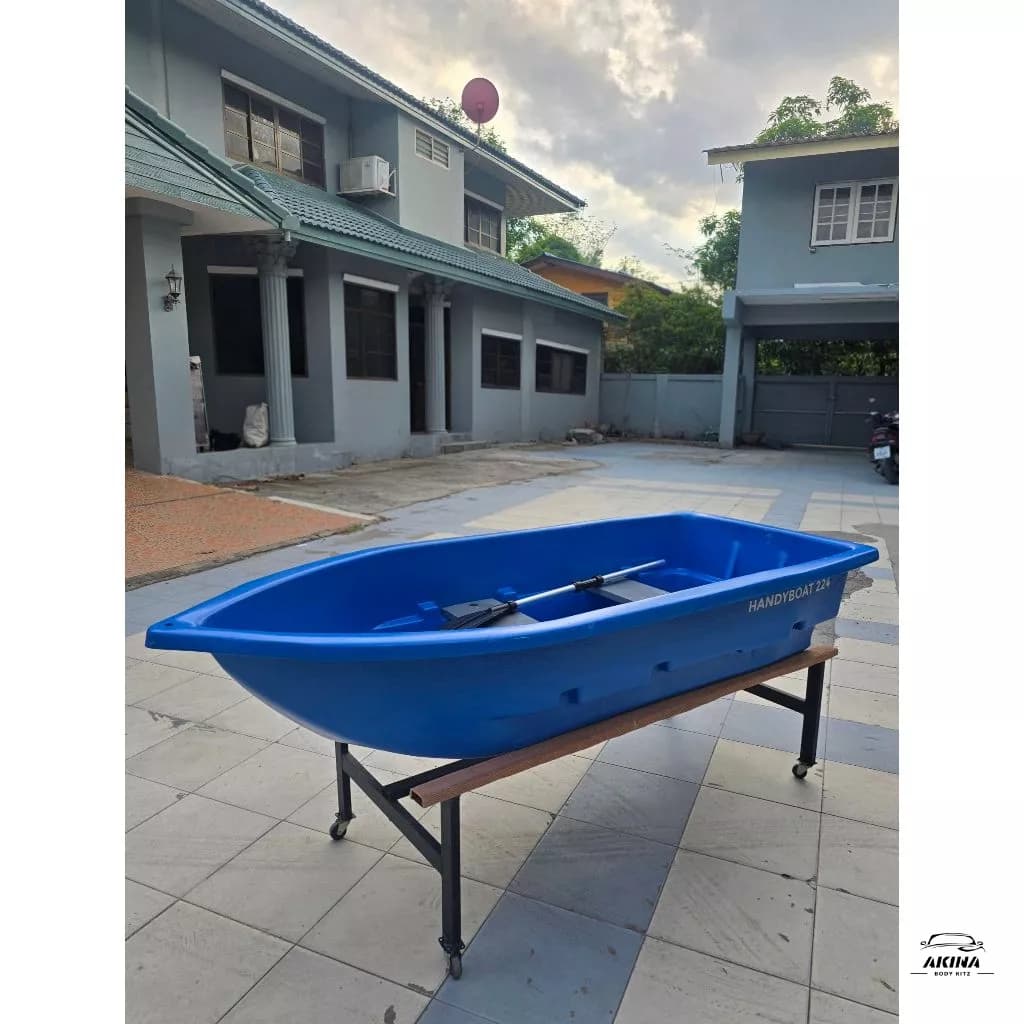 *ถูกที่สุด* เรือพลาสติก Handy Boat 224 สำหรับ 1-2 คน แถมฟรี ไม้พาย1อัน! เรือตกปลา เรือน้ำท่วม รูปที่ 5