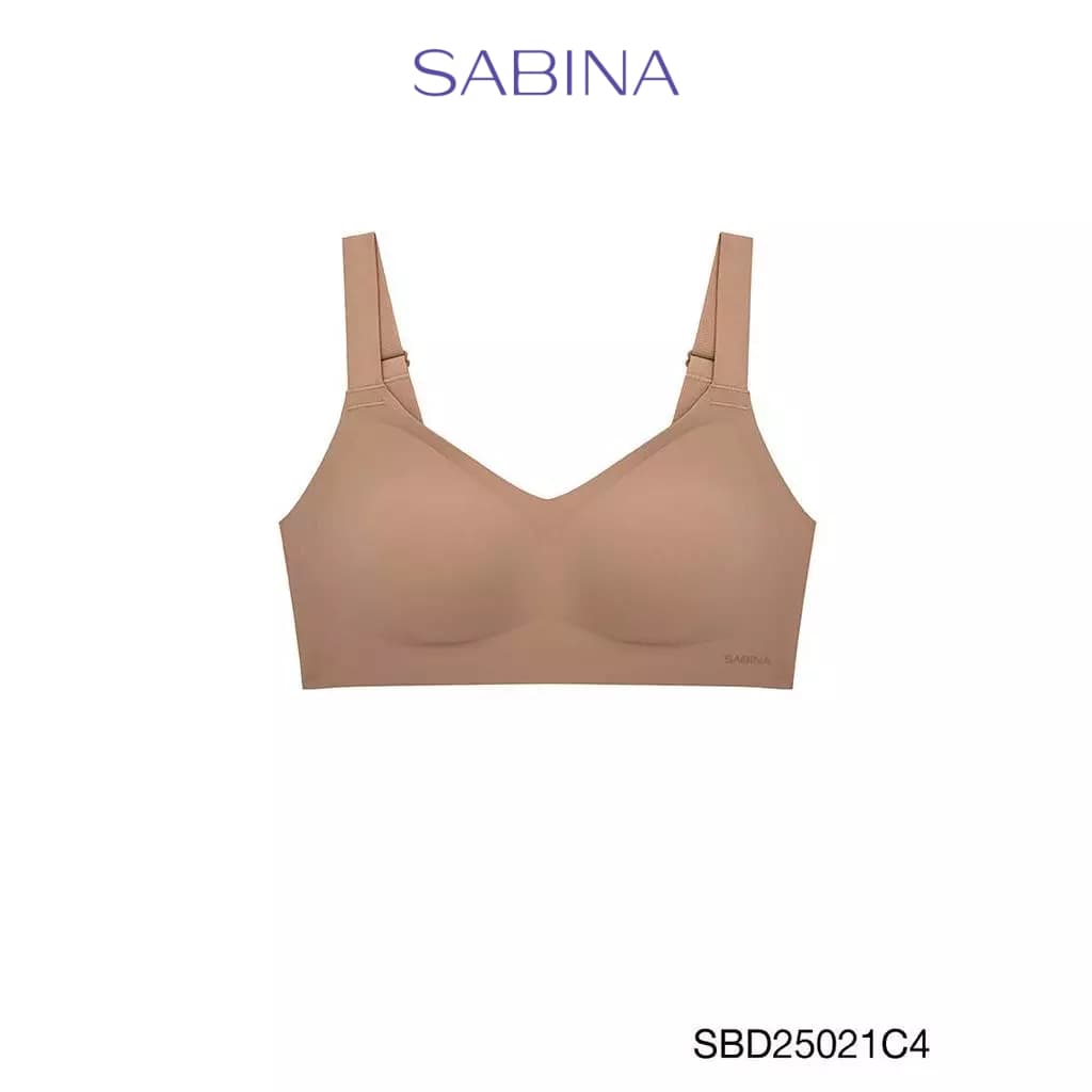 Sabina Perfect Bra Level 1 เสื้อชั้นใน ไร้ตะเข็บ ไร้โครง รหัส SBD25021C4 - สีเนื้อแทน รูปที่ 1