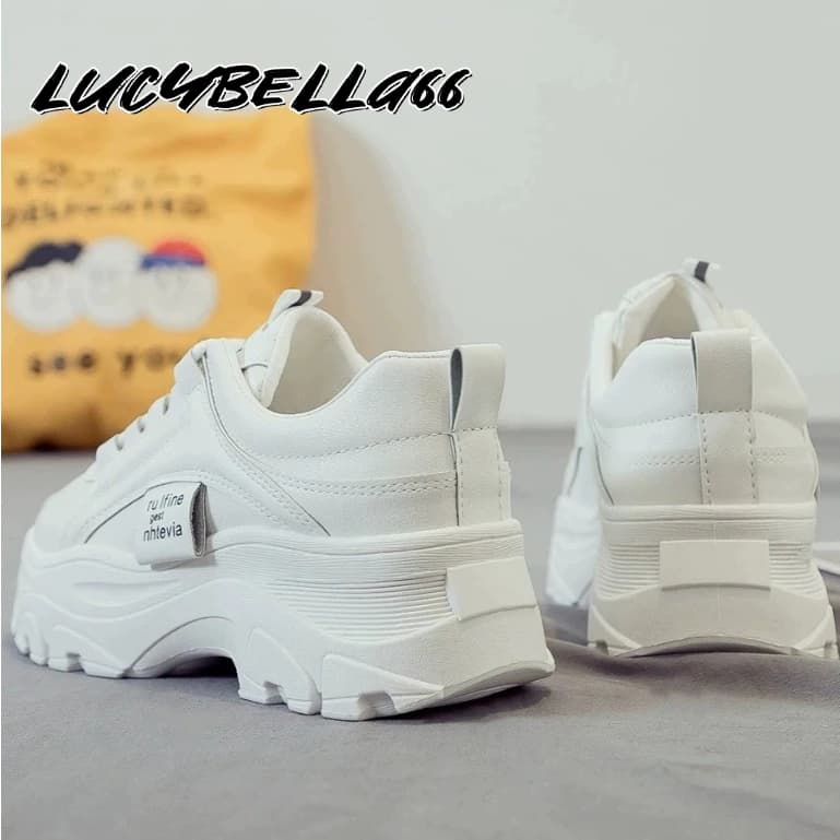 LucyBella รองเท้าผ้าใบผู้หญิง ระบายอากาศได้ ด้านล่างนุ่ม 3 สีให้เลือก รองเท้าผ้าใบ 070102 รูปที่ 4