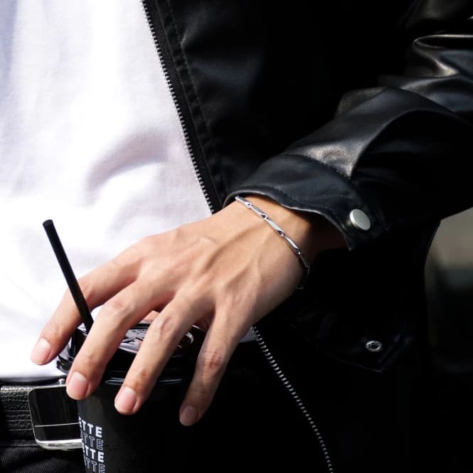 MLS | Ninja / Kunai สร้อยข้อมือสแตนเลส ก้านสั้น/ยาว รูปที่ 2