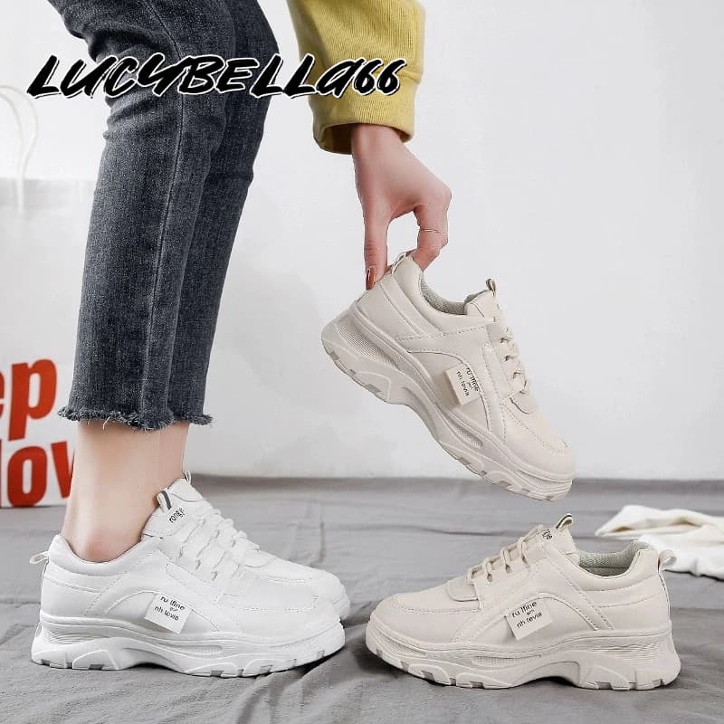 LucyBella รองเท้าผ้าใบผู้หญิง ระบายอากาศได้ ด้านล่างนุ่ม 3 สีให้เลือก รองเท้าผ้าใบ 070102 รูปที่ 2