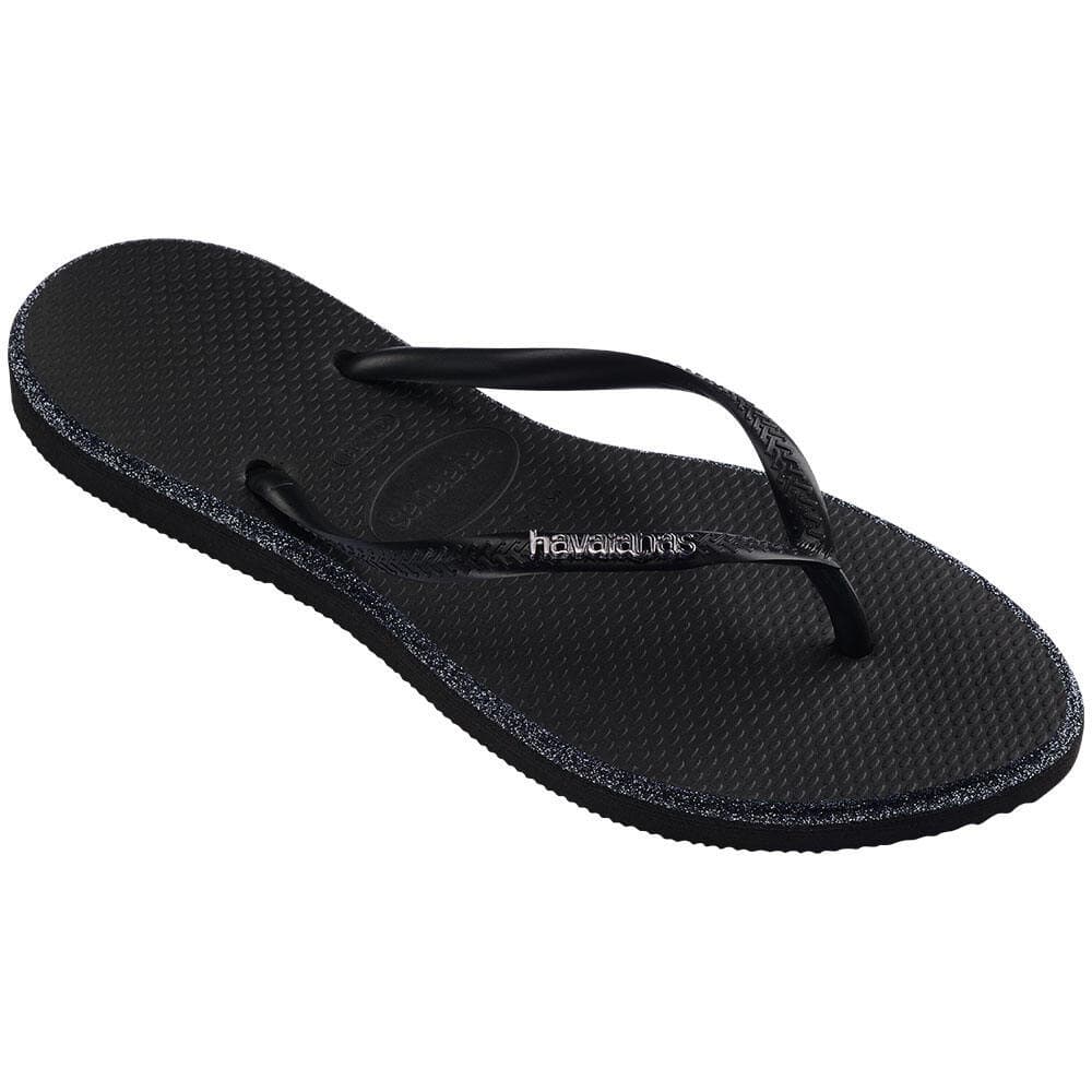 HAVAIANAS รองเท้าแตะ Slim Point Glitter Flip Flops BLACK 415015710693F_F5BKXX รูปที่ 6