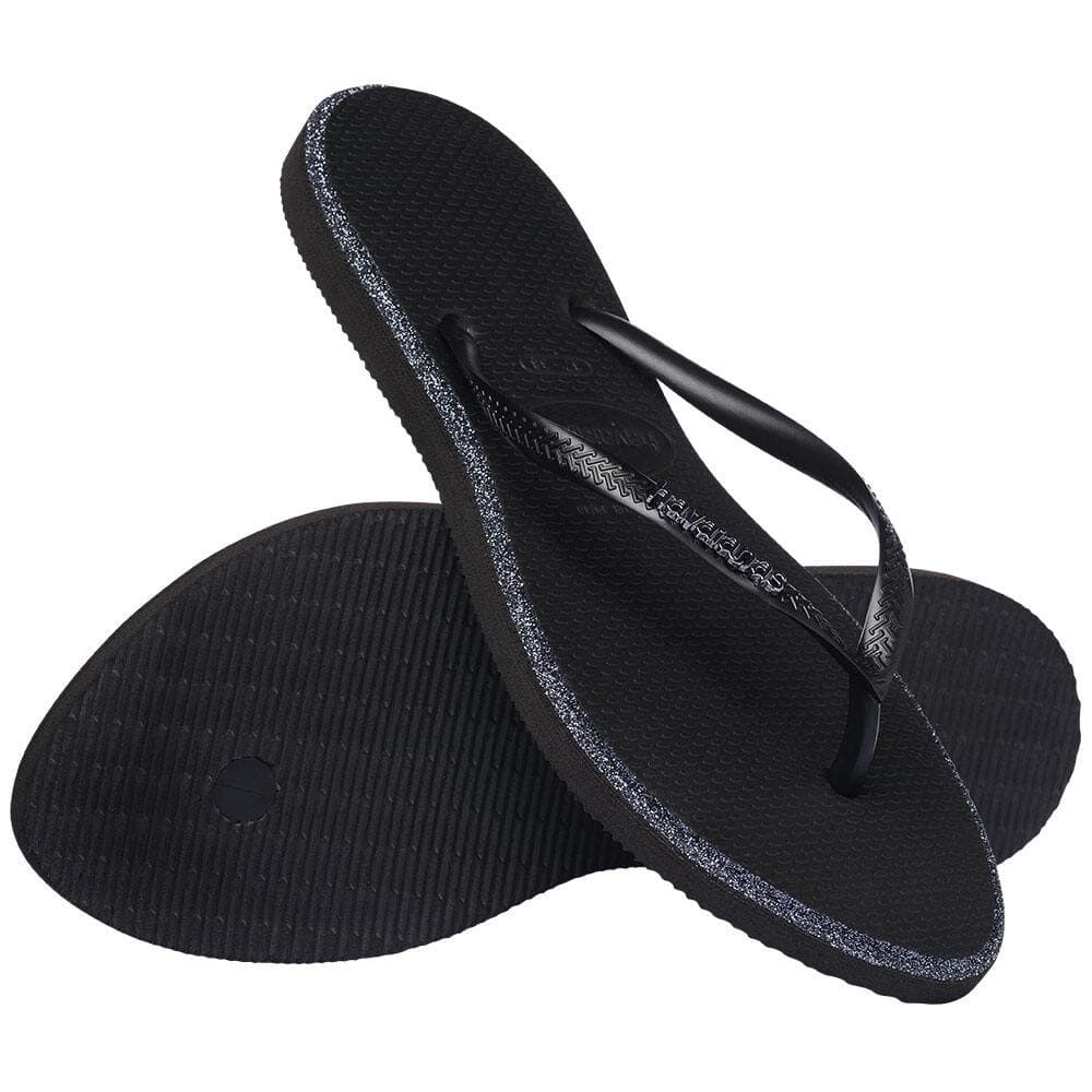 HAVAIANAS รองเท้าแตะ Slim Point Glitter Flip Flops BLACK 415015710693F_F5BKXX รูปที่ 3