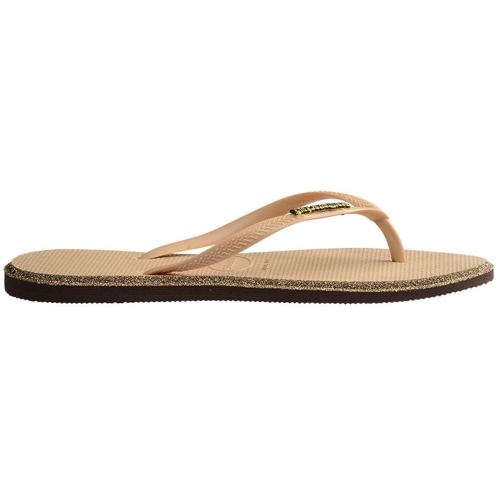 HAVAIANAS รองเท้าแตะ Slim Point Glitter Flip Flops GOLD 415015718593F_F5GDXX รูปที่ 2