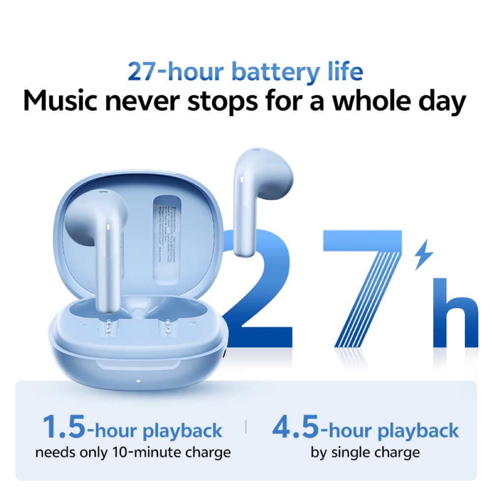QCY AilyBuds E10 หูฟังไร้สาย Earbuds รองรับ LDAC Hi-Res ต่อพร้อมกัน 2 อุปกรณ์ Bluetooth5.4 รูปที่ 7