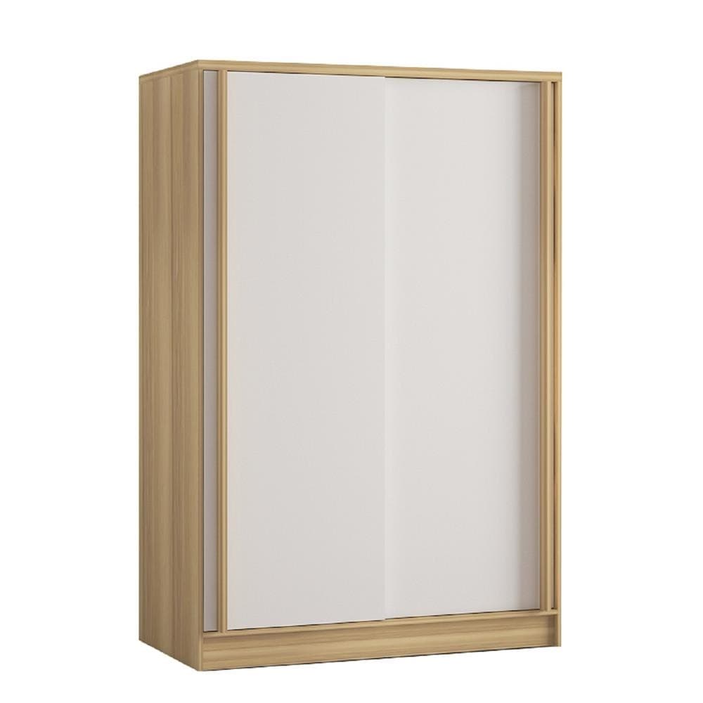 FURDINI ตู้เสื้อผ้าบานเลื่อน HERO 120 ซม. สี NATURAL OAK/ขาว จัดส่งโดย HomePro รูปที่ 3