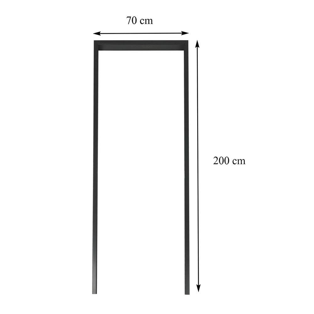 AZLE วงกบประตู UPVC 70X200 ซม. สีโอ๊คดำ จัดส่งโดย HomePro รูปที่ 5