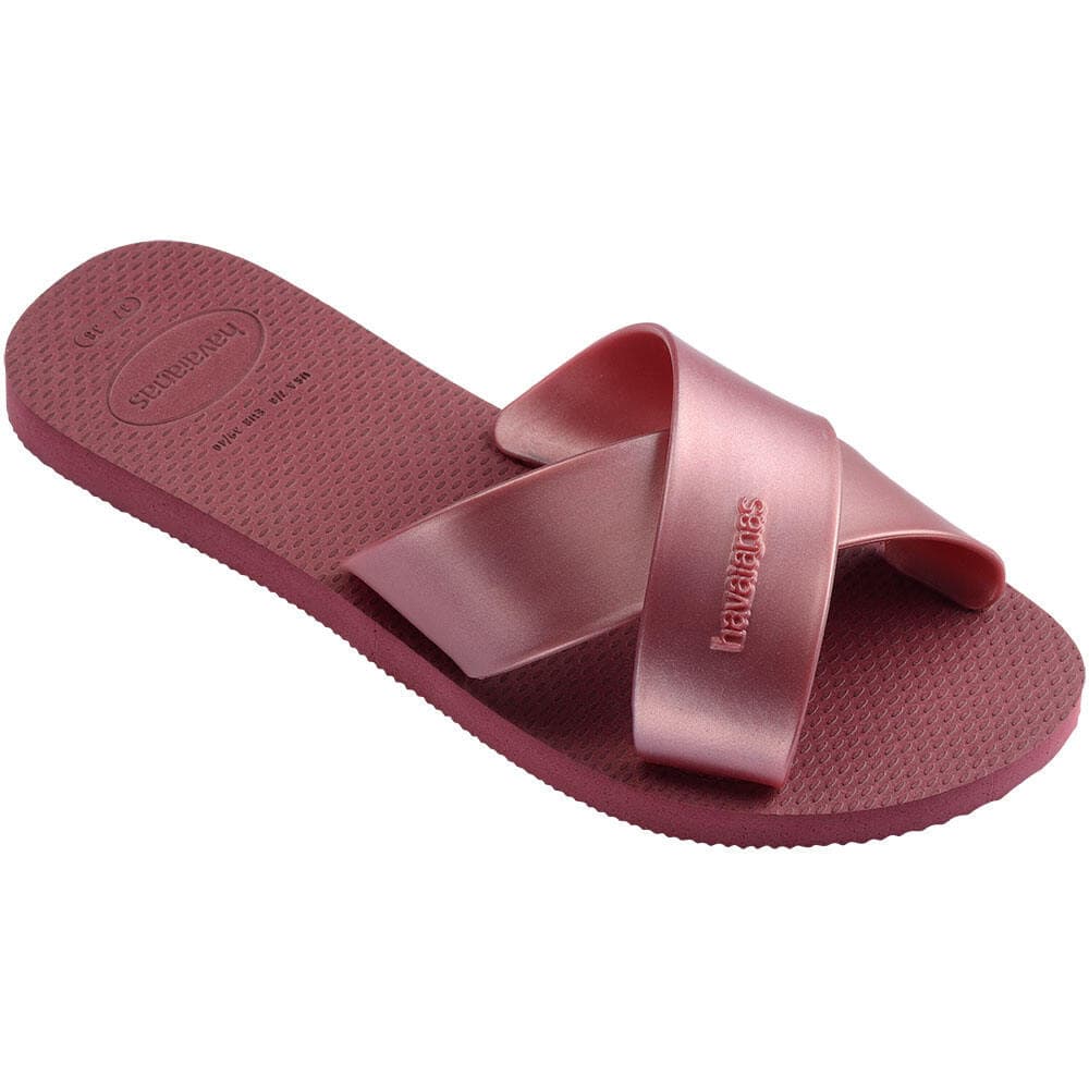 HAVAIANAS รองเท้าแตะ Aqua Metallic Sandals AMARANTH PINK 414886693393F_F5PIXX รูปที่ 6