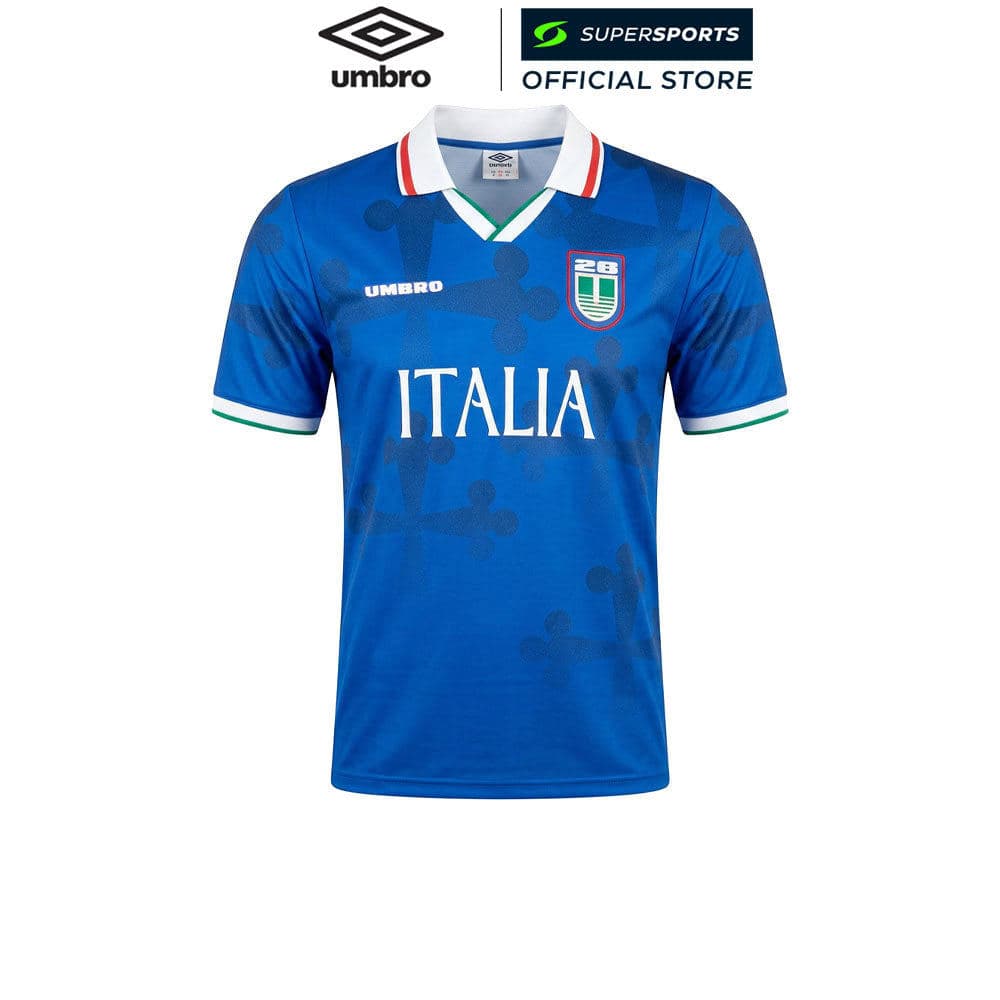 UMBRO Italy เสื้อฟุตบอลผู้ชาย สีน้ำเงิน รูปที่ 1