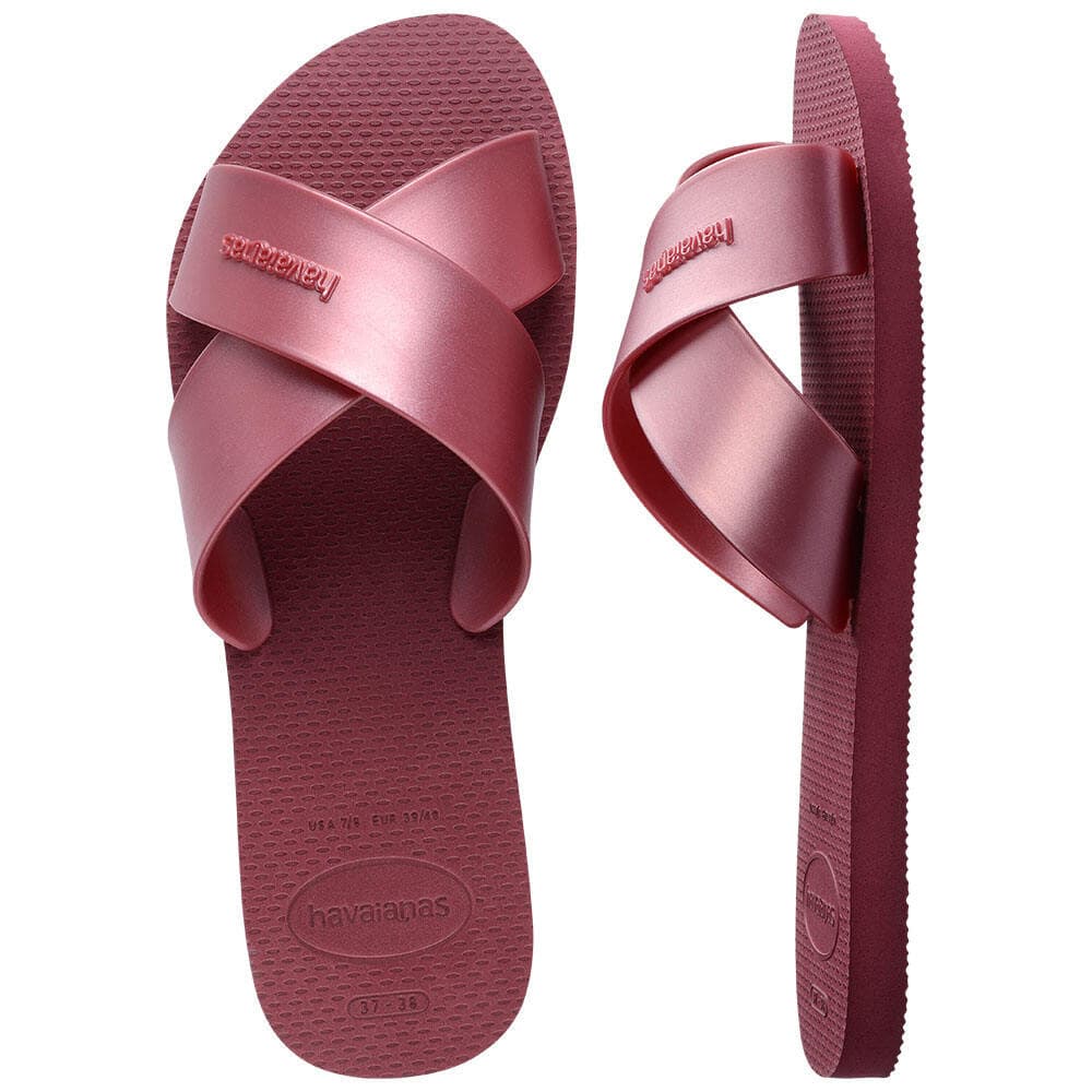 HAVAIANAS รองเท้าแตะ Aqua Metallic Sandals AMARANTH PINK 414886693393F_F5PIXX รูปที่ 5