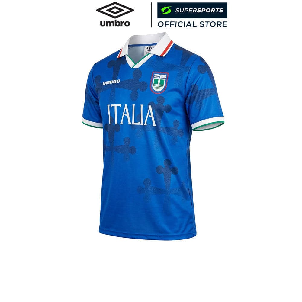 UMBRO Italy เสื้อฟุตบอลผู้ชาย สีน้ำเงิน รูปที่ 2