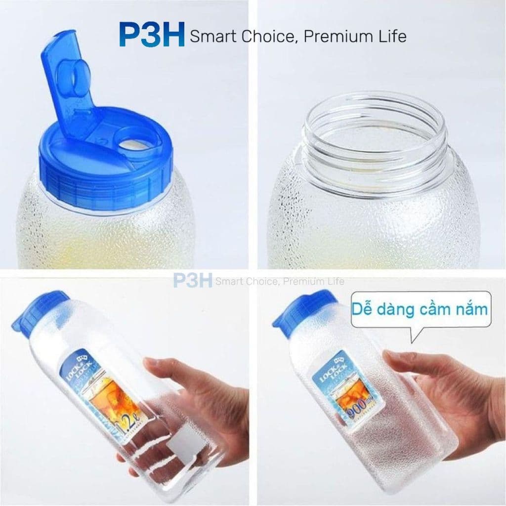 Lock&Lock ขวดน้ําความจุ 1L ถึง 2.6L BPA Free HAP739 HAP814 HAP731 P-00077 P3H Store รูปที่ 4