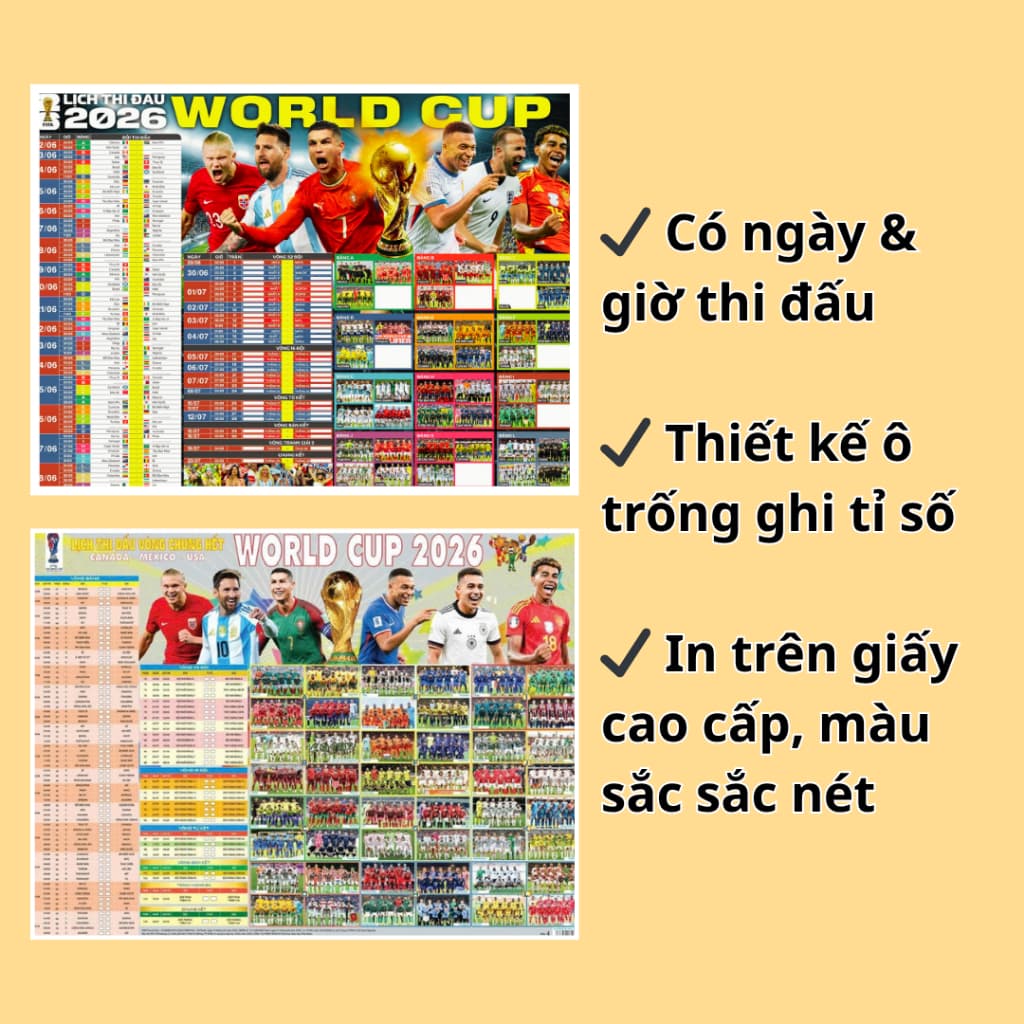 ฟุตบอลโลก 2026 ตารางการแข่งขัน สติ๊กเกอร์ติดผนัง รูปที่ 5