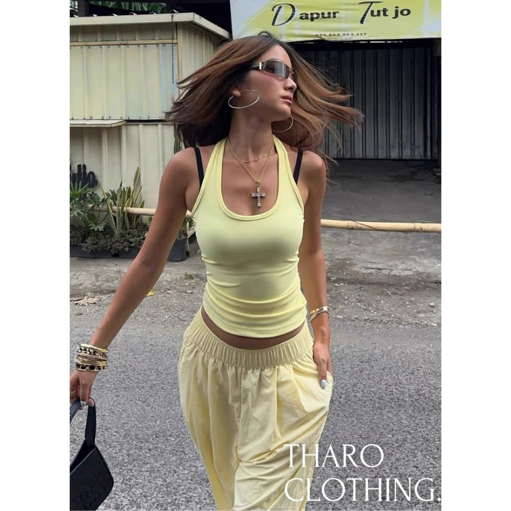 เสื้อกล้ามคอยูตัวยาว - เสื้อผ้าท่าโร รูปที่ 1